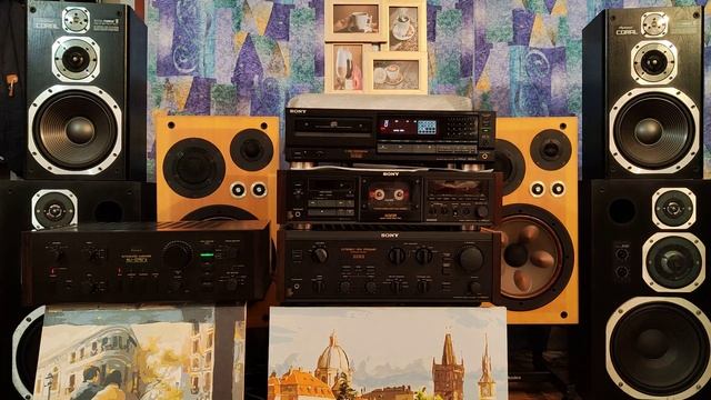 Усилитель Sansui AU-D707X (1984гв, профилактика) и Sony CDP-337ESD смотреть онлайн