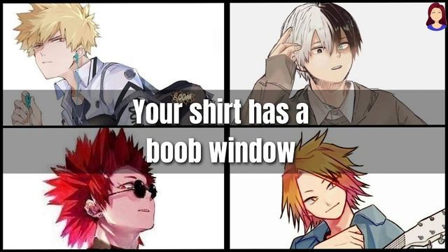 Your shirt has a boob window - Mha x listener смотреть онлайн