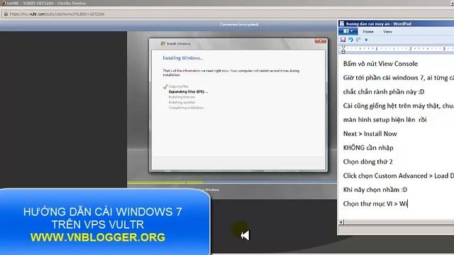 Hướng dẫn cài Windows 7 trên VPS Vultr [Offical Video] смотреть онлайн