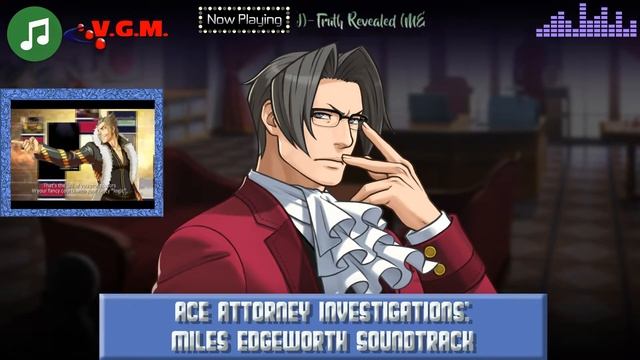 Ace Attorney Investigations: Miles Edgeworth - Original Game Soundtrack смотреть онлайн