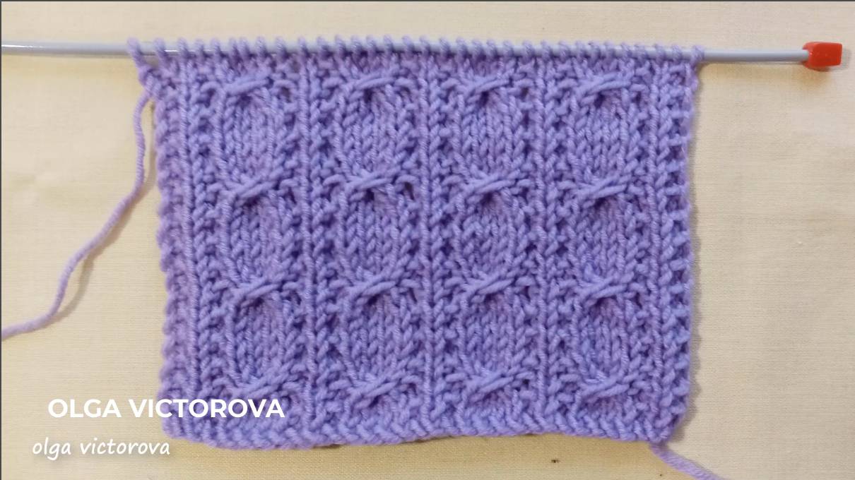 392  РЕЛЬЕФНЫЙ УЗОР СПИЦАМИ Вязание спицами Узоры