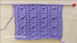 392  РЕЛЬЕФНЫЙ УЗОР СПИЦАМИ Вязание спицами Узоры