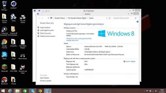 Windows7 Home Basic Aero Özelliği ve Temaları Yükleme смотреть онлайн