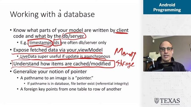 Design principles for an Android app that interacts with a database смотреть онлайн