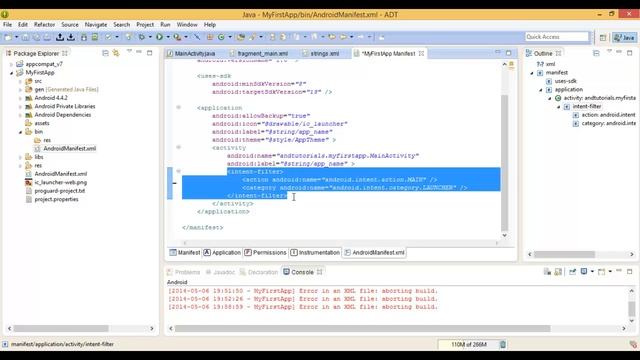 Android Programming Tutorial #2 - Creating a New Project and Breakdown of the ADT Environment смотреть онлайн