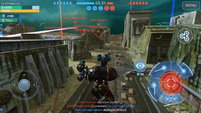 War Robots Pursuer Falcon Galahad Cerberus Domination Mode Gameplay смотреть онлайн