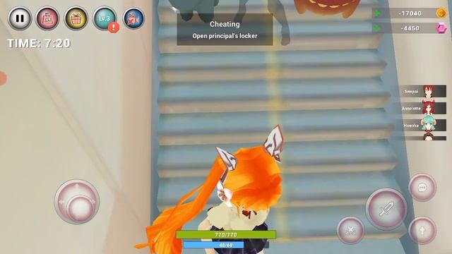 Playing As OSANA NAJIMI in Anime High School Simulator. смотреть онлайн