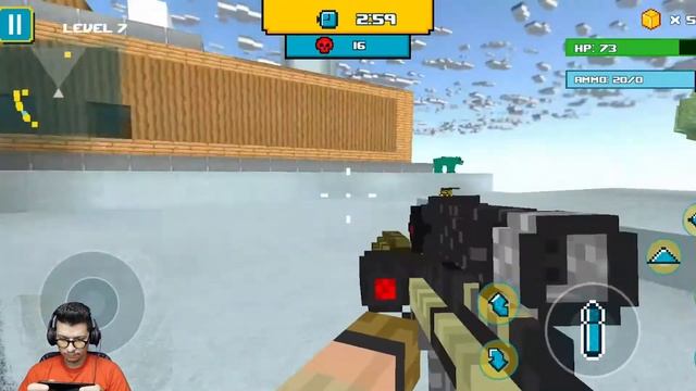 American Block Sniper Survival Update - New Weapon - Android Game смотреть онлайн
