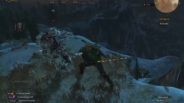 Witcher 3 Insane Stagger final boss battle смотреть онлайн