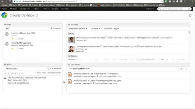 Alfresco Business Presentation on Collaboration смотреть онлайн
