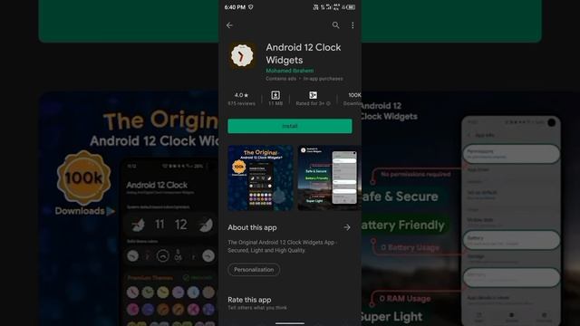 how to download android 12 clock widget | android 12 clock widget 2021 | android latest clock widge смотреть онлайн