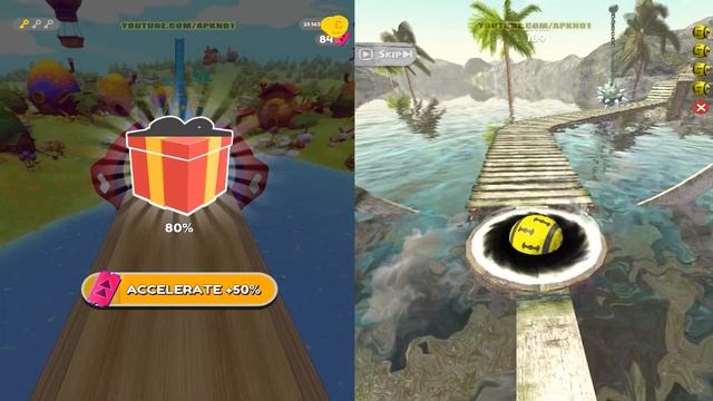 Going Balls VS Rollance Adventure Balls SpeedRun Gameplay Android iOS #6 смотреть онлайн