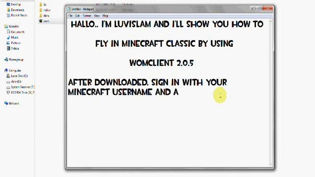 How To Fly In Minecraft Classic Updated On 04/02/2012 смотреть онлайн