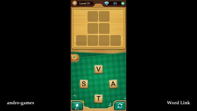 Word Link (by Worzzle Games) - free offline words puzzle game for Android and iOS - gameplay. смотреть онлайн