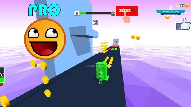 NOOB vs PRO vs MASTER - Stack Colors | Gameplay Walkthrough Instant Win 👍 | Animugen2048 смотреть онлайн