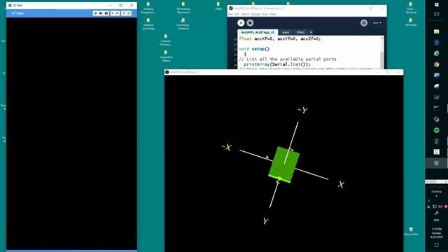 Android Accelerometer App to Processing Demo смотреть онлайн