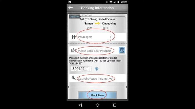 How to Make Train Booking with Official Taiwan Railway mobile APP (English) смотреть онлайн