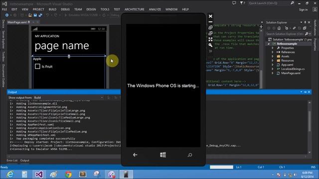 How to add item in the listbox, windows phone app c# смотреть онлайн
