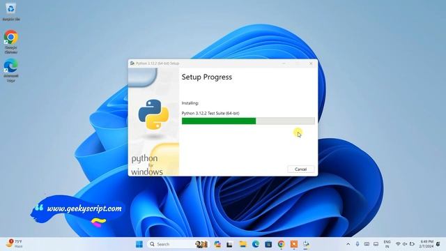 How to Install Python 3.12.2 on Windows 10/11 | 2024 Update | Demo Python Program смотреть онлайн