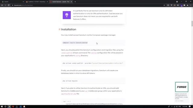 Laravel 8 CRUD REST API With Laravel Sanctum Package смотреть онлайн