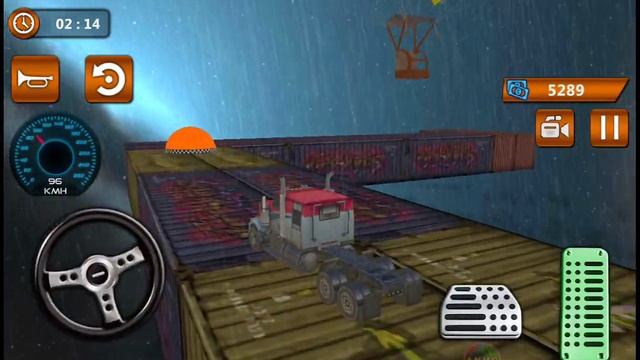 Oil Tanker Truck Drive on Space X GT Ramp Impossible Driving Simulator - Game For Android GamePlay смотреть онлайн