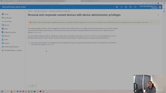 Microsoft Teams - Intune “Sign in” Teams Android meeting rooms (MTRoA) смотреть онлайн