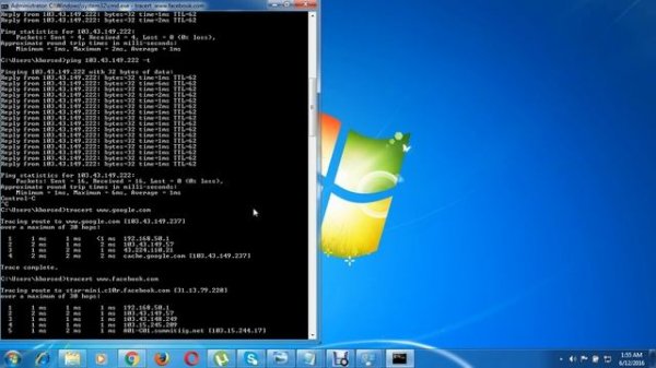 Important cmd command | ping , tracert , ipconfig or pathping