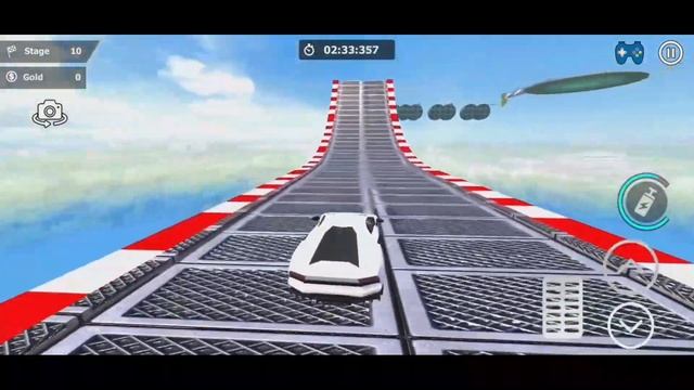 Car Stunts 3D Game - Hard Level 10 - Android Gameplay | | By N V Best Games | | смотреть онлайн