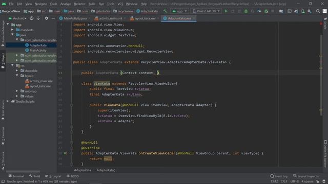 Recycler View - Android Studio смотреть онлайн