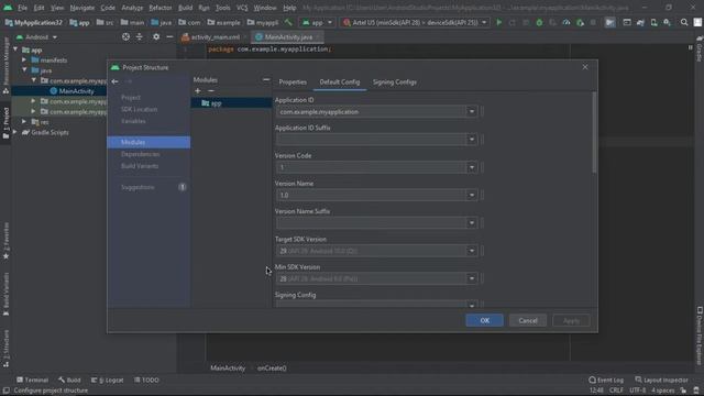 How to change Android SDK Level on Android Studio 4 смотреть онлайн