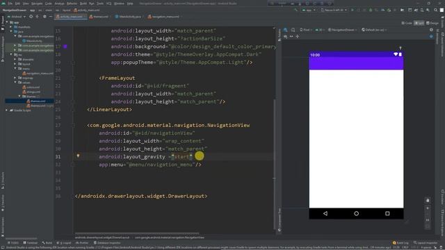 Android Navigation Drawer | Part 2 | Android Development Bangla Tutorial смотреть онлайн
