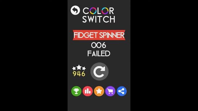 Color Switch Fidget Spinner update By YaHruDv смотреть онлайн