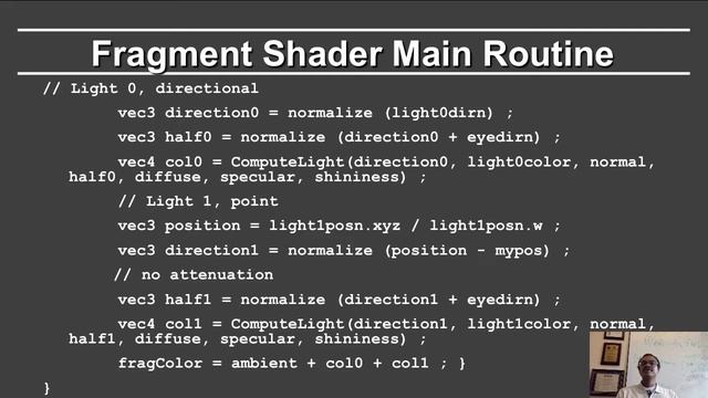 Online Graphics Course OpenGL Shading: Fragment Shader Example (OpenGL 3+) смотреть онлайн