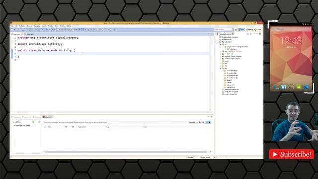 Android Programming: Creating A Tip Calculator (Part 1) смотреть онлайн