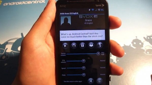 SVOX Classic Text-to-Speech Engine Demo for Android