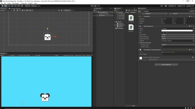 Unity Touch Controls Easy Tutorial - Mobile Touch Input смотреть онлайн
