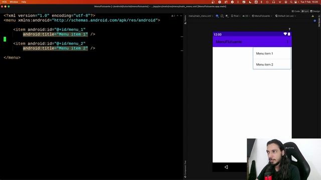 MENUS FLUTUANTES DE CONTEXTO ANDROID | Android Studio Tutorial смотреть онлайн
