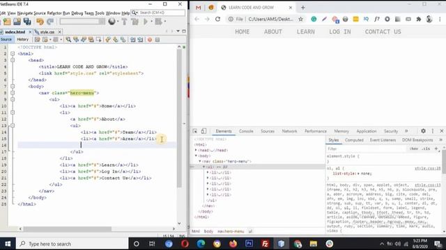 How to create Menu with Dropdown Menu (Submenus) with HTML and CSS смотреть онлайн