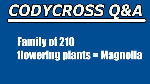 Family of 210 flowering plants (CodyCross Answer/Cheat) смотреть онлайн