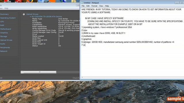 HOW TO GET INFORMATION ABOUT YOUR PC USING SPECCY SOFTWARE смотреть онлайн