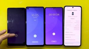 Alarm Clock Samsung Android 13, S10+ Galaxy A51 vs Z Flip3 vs A21s