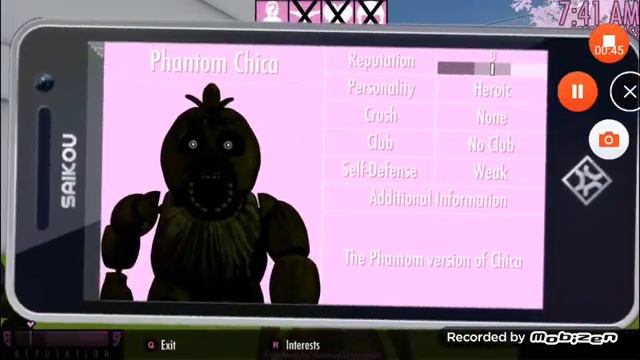 Yandere Simulator FNAF 1-5 All Animatronics смотреть онлайн