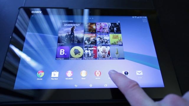 Sony Xperia Z2 tablet from Verizon hands on and review смотреть онлайн