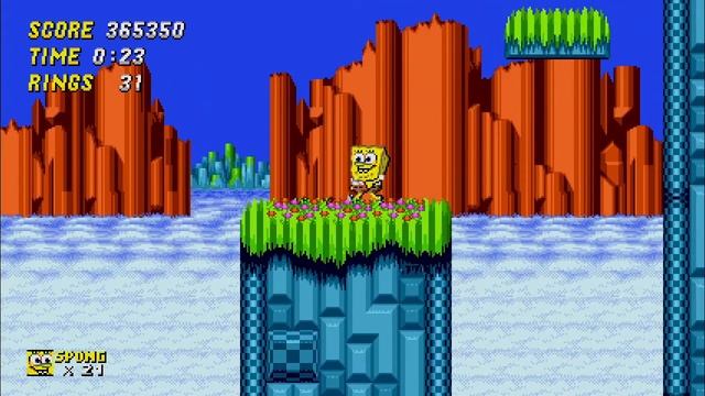 Spongebob 2 Absolute (Sonic 2 Absolute Mod) by DZTVE смотреть онлайн