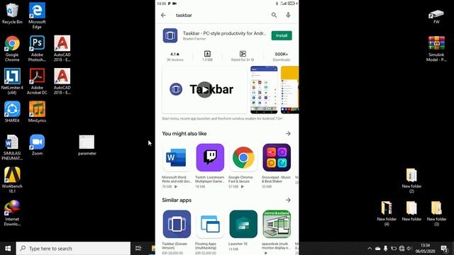 Multi-Window dalam Satu Layar (Floating Window) | FREEFORM MODE | ANDROID 5.0+ смотреть онлайн