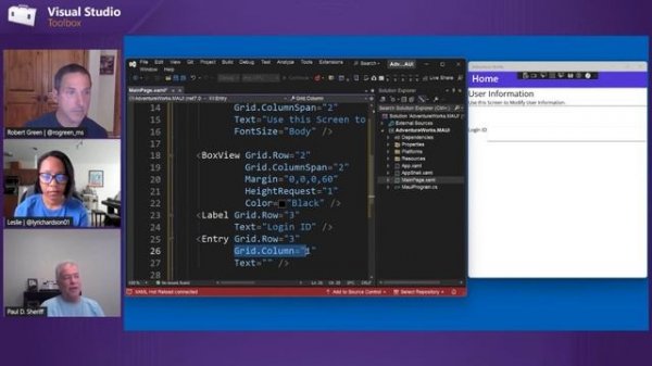 Design a Screen Using a Grid 3 of 18 Building Apps with XAML and NET MAUI