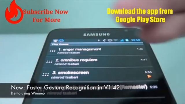 Control Android Device without Touch with Wave Control App смотреть онлайн
