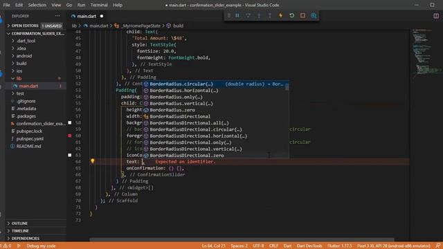 Flutter Widget | 82 | ConfirmationSlider [Slide to Confirm] Useful Widget in Flutter App| Speed Cod смотреть онлайн