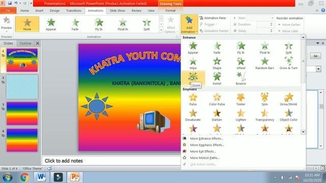MS POWERPOINT 2010 смотреть онлайн