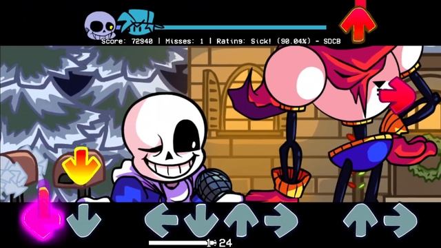 FNF SANS AND PAPYRUS UNDERTALE DOUBLE BONE WITH CHART AND EVENTS #sans #papyrus смотреть онлайн